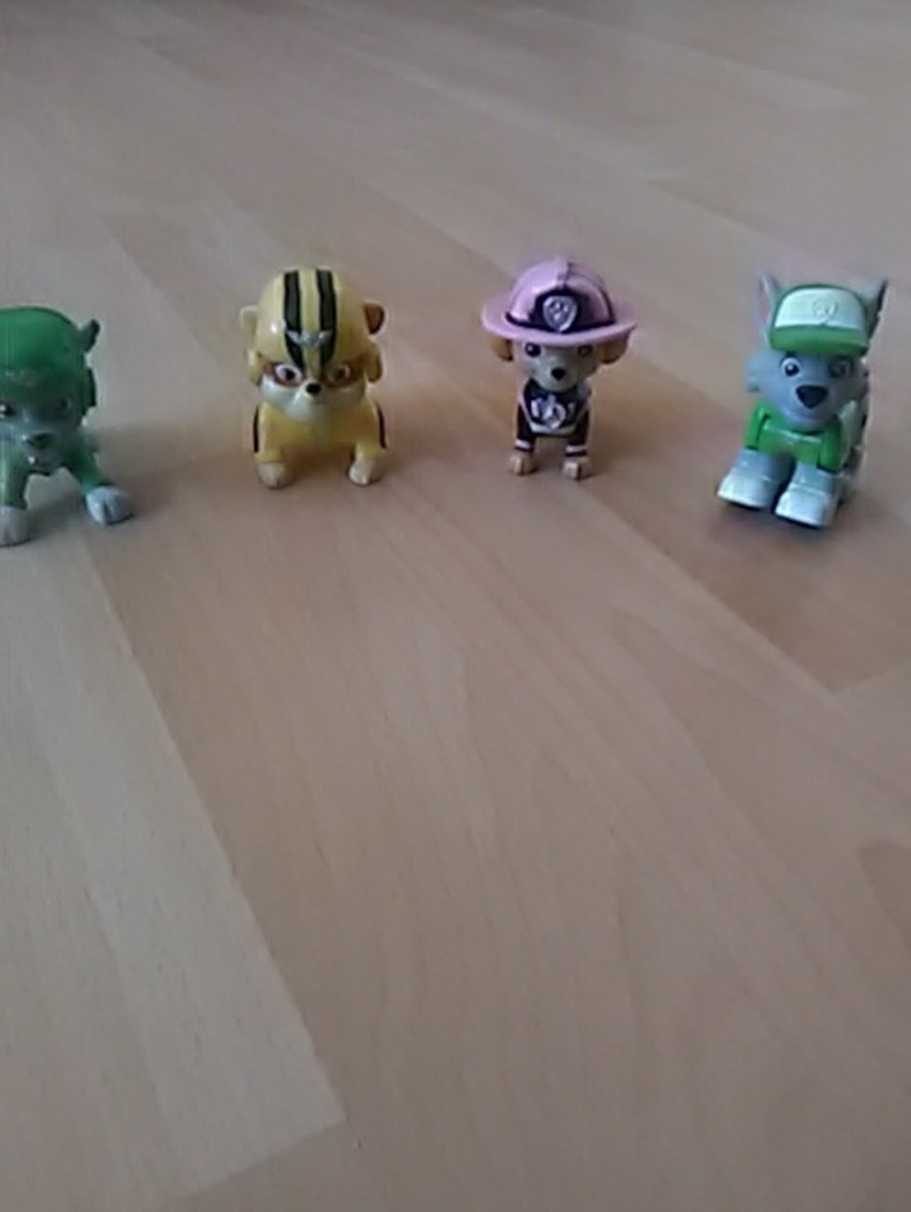 💲8⃣▶▶▶PAW Patrol Mini Figures - Pink, Yellow, Green, Light Blue